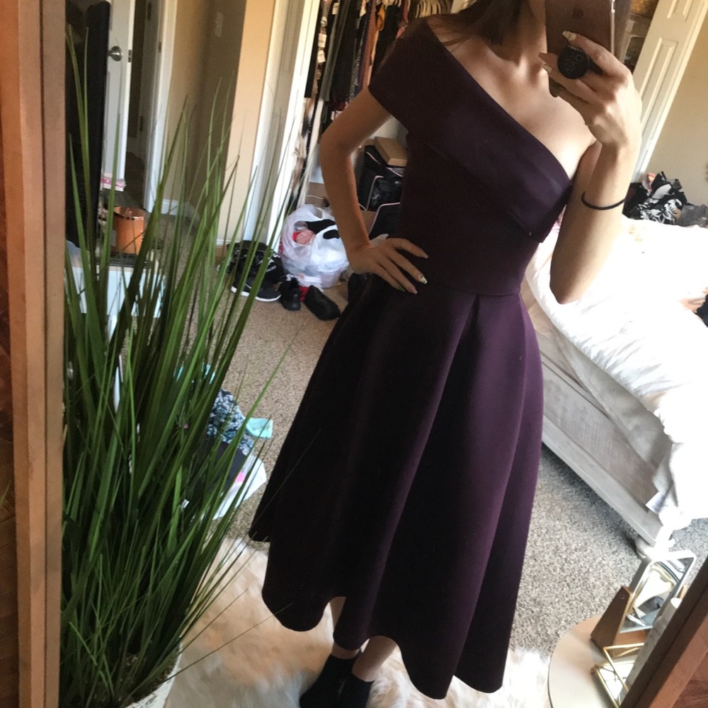 Formal purple dress